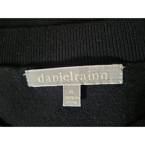 Daniel Rainn Kori Womens XL Knit Blouse with Colored Sleeves- Boho Festival Fall - Picture 3 of 8